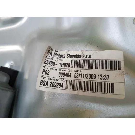 Elevalunas Trasero Derecho para Kia Cee'd