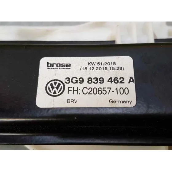 Elevalunas Trasero Derecho para Volkswagen Passat Variant (3G5)