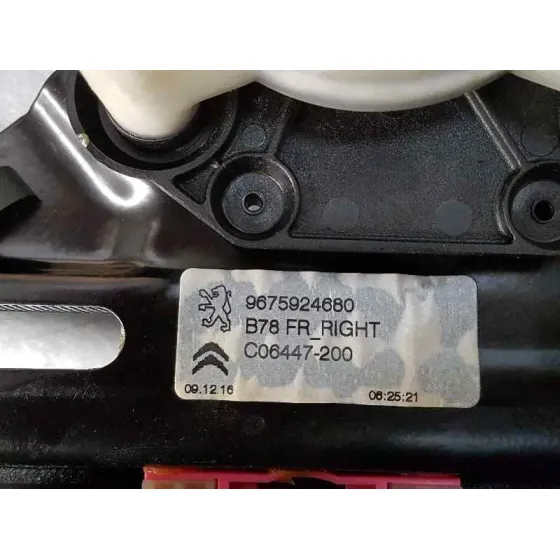 Elevalunas Delantero Derecho para Citroën C4 Picasso