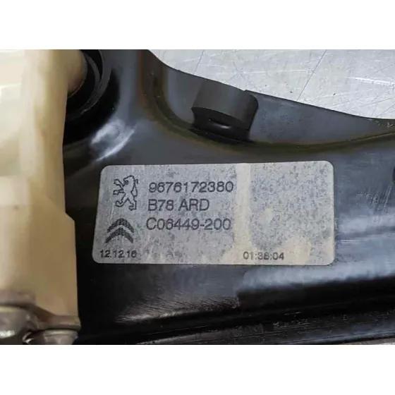 Elevalunas Trasero Derecho para Citroën C4 Picasso