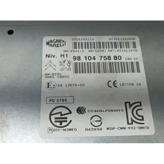 Modulo Electronico para Citroën C4 Cactus
