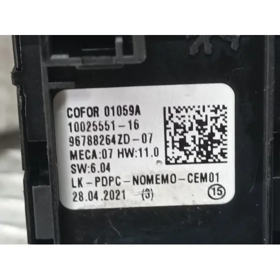 Mando Elevalunas Delantero Izquierdo para Citroën C4