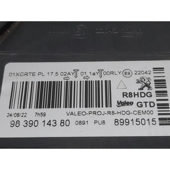 Faro Izquierdo para Peugeot 508