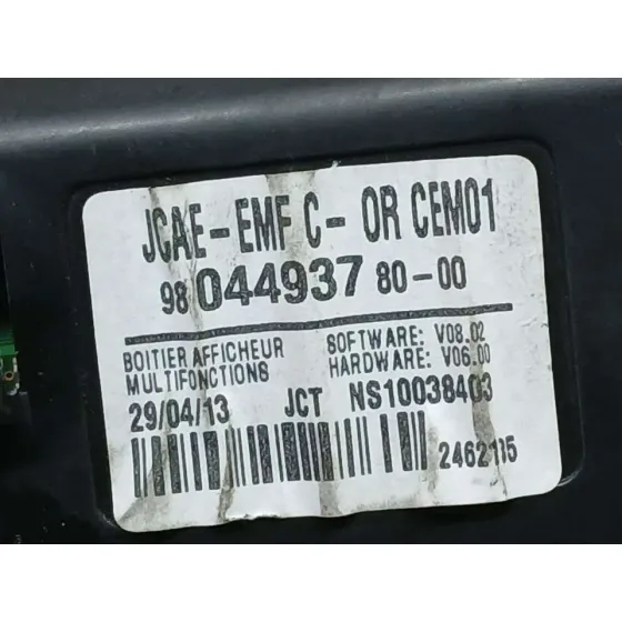 Pantalla Multifuncion para Citroën C-Elysee