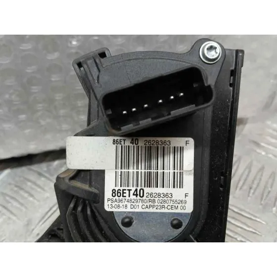 Potenciometro Pedal para Citroën Jumpy Furgon