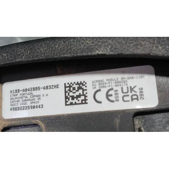 Kit Airbag para Ford Fiesta Vii (Hj, Hf)