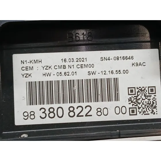 Cuadro Instrumentos para Citroën Berlingo Furgoneta/Monovolumen (K9)