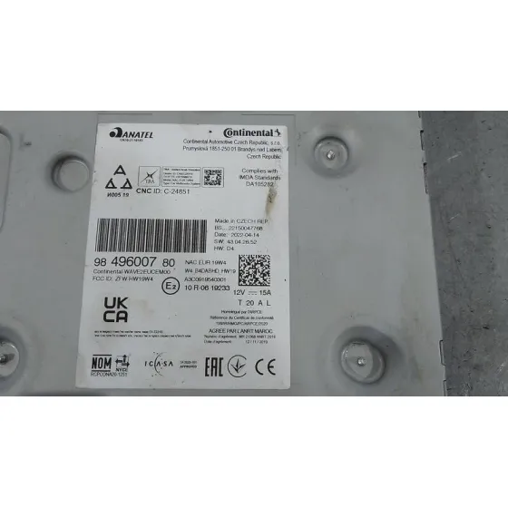 Sistema Audio / Radio para Citroën C4