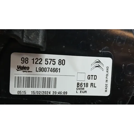 Piloto Trasero Izquierdo para Citroën C3 Iii (Sx)