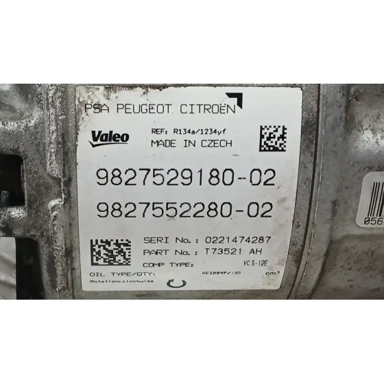 Compresor Aire Acondicionado para Citroën C5 Aircross (Ac_, Aj_, Ar_, A4_)