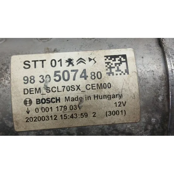 Motor Arranque para Citroën C5 Aircross (Ac_, Aj_, Ar_, A4_)