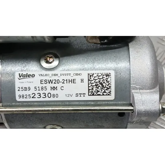 Motor Arranque para Citroën C4 Cactus