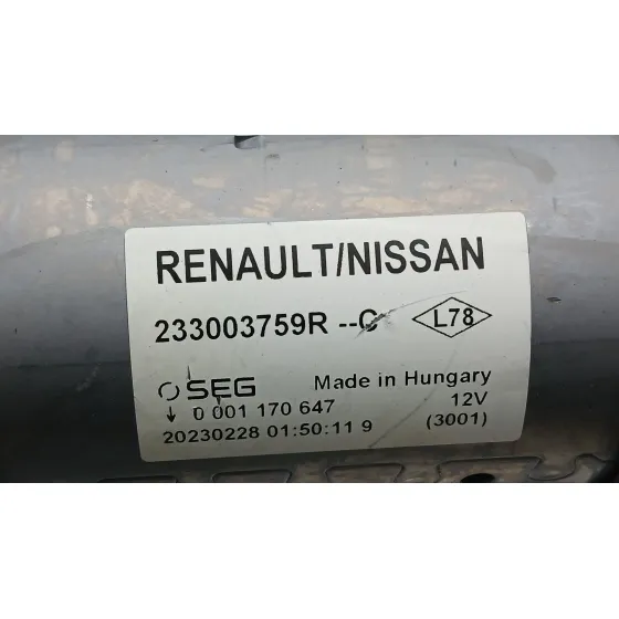 Motor Arranque para Renault Express Furgoneta/Monovolumen