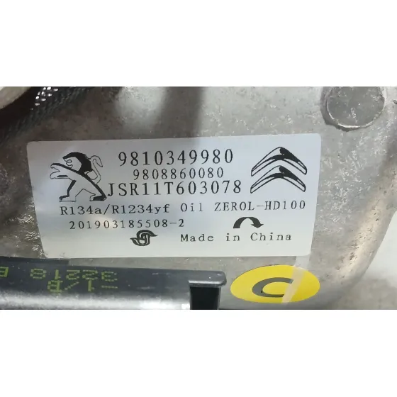Compresor Aire Acondicionado para Citroën C3 Iii (Sx)