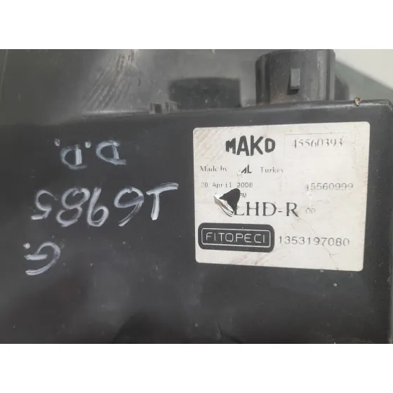Faro Derecho para Citroën Nemo Monospace