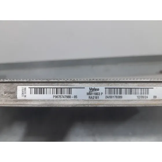 Radiador Agua para Citroën Berlingo Furgoneta/Monovolumen (K9)