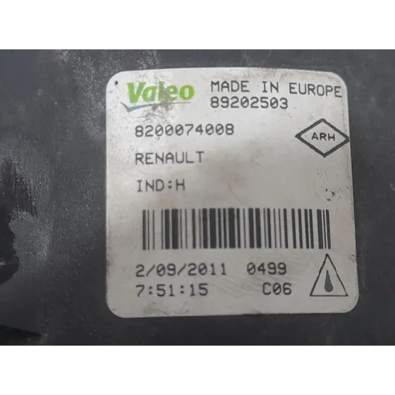 Faro Antiniebla Izquierdo para Renault Megane Iii Grandtour (Kz0/1)