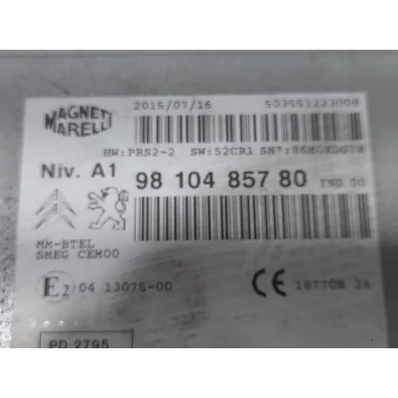 Sistema Audio / Radio para Citroën C4 Picasso Ii