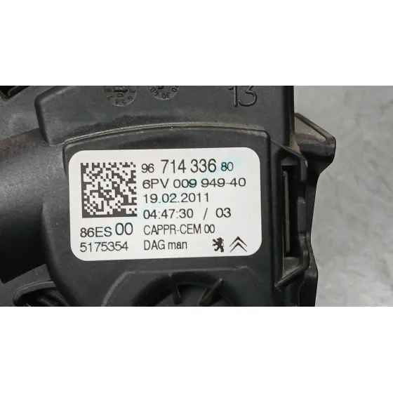 Potenciometro Pedal para Peugeot 308 I (4A_, 4C_)