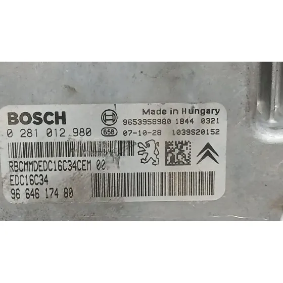 Centralita Motor Uce para Citroën C4 Grand Picasso I (Ua_)
