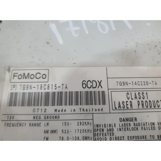 Sistema Audio / Radio Cd para Jaguar Xf I (X250)