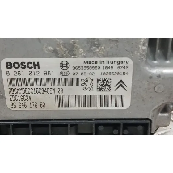 Centralita Motor Uce para Citroën C4 Picasso