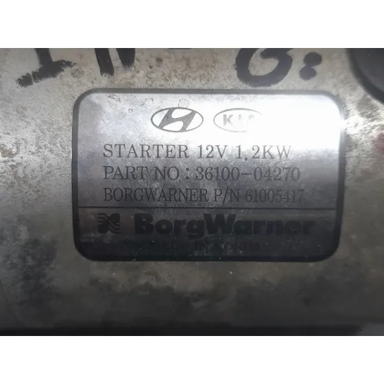 Motor Arranque para Kia Rio Iv (Yb, Sc, Fb)