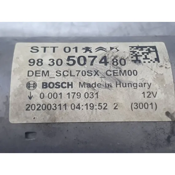 Motor Arranque para Citroën C5 Aircross (Ac_, Aj_, Ar_, A4_)
