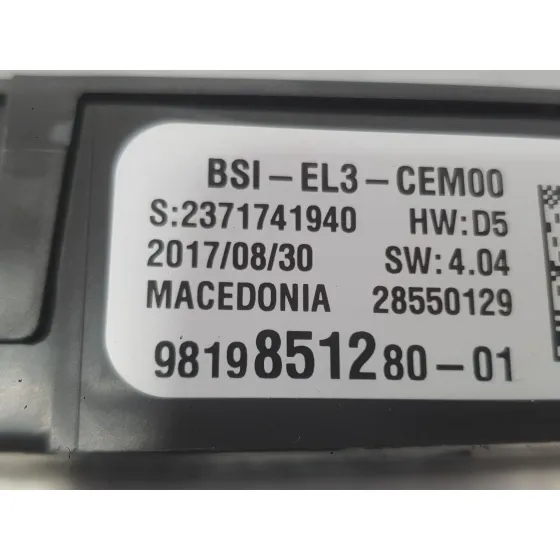 Caja Reles / Fusibles para Peugeot 3008 Ii Suv (Mc_, Mr_, Mj_, M4_)