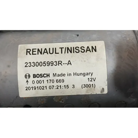 Motor Arranque para Nissan Micra V (K14)