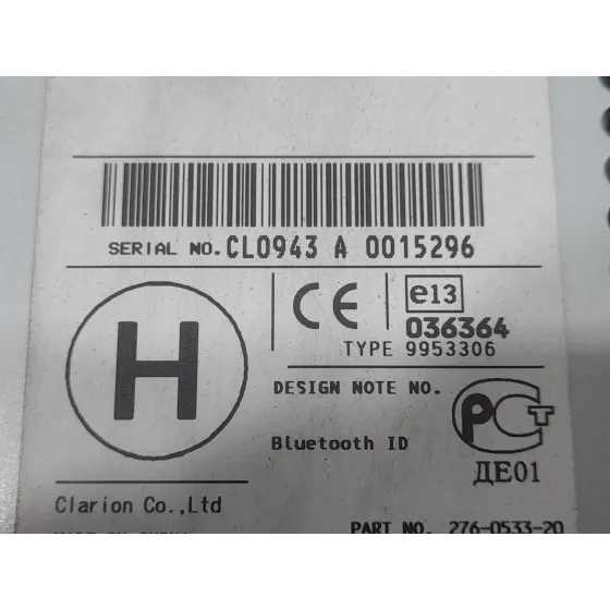 Sistema Audio / Radio Cd para Nissan Nv200 Furgoneta