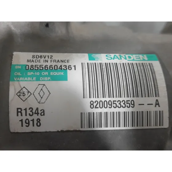 Compresor Aire Acondicionado para Renault Clio Iii (Br0/1, Cr0/1)
