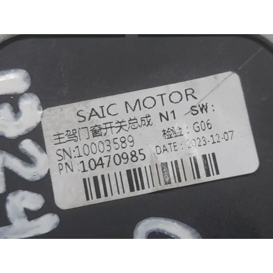 Mando Elevalunas Delantero Izquierdo para Mg Zs Suv (Azs1)