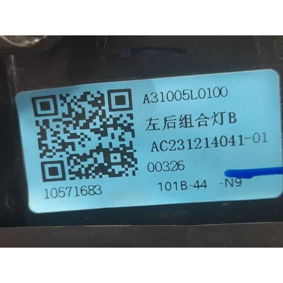 Piloto Trasero Izquierdo Interior para Mg Zs Suv (Azs1)