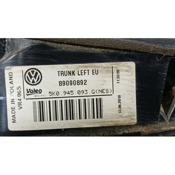 Piloto Trasero Izquierdo Interior para Volkswagen Golf Vi (5K1)