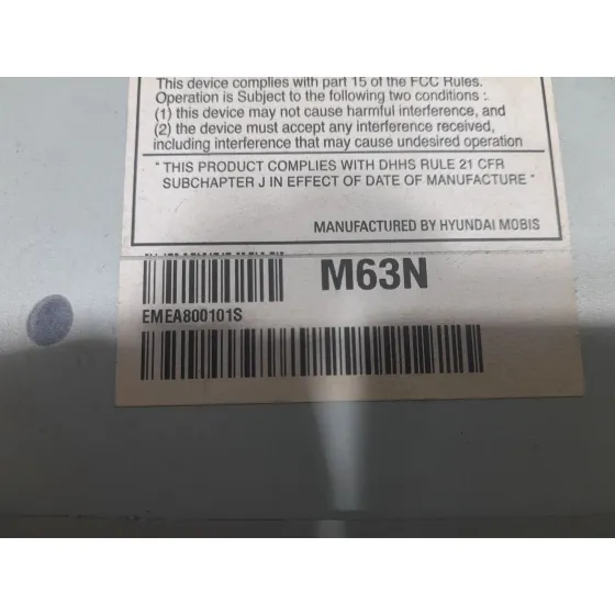 Sistema Audio / Radio Cd para Hyundai Ix35 (Lm, El, Elh)