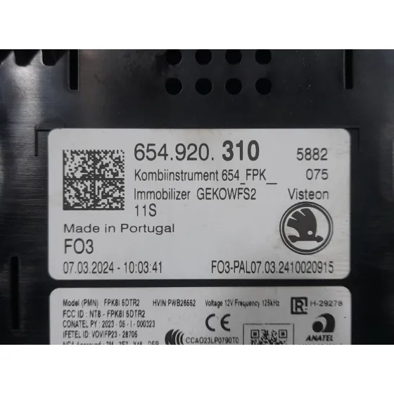 Cuadro Instrumentos para Skoda Fabia Iv (Pj3)
