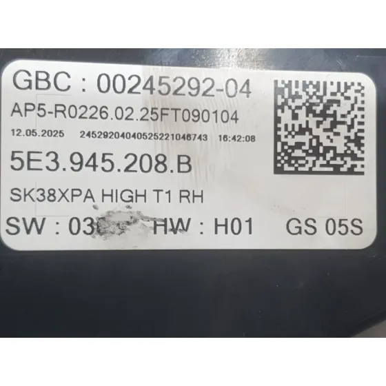 Piloto Trasero Derecho Exterior para Skoda Octavia Iv (Nx3, Nn3, Pv3)