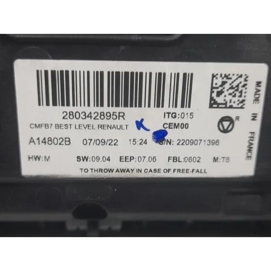 Sistema Navegacion Gps para Renault Captur Ii (Hf_)