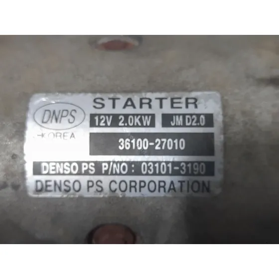 Motor Arranque para Hyundai Tucson (Jm)