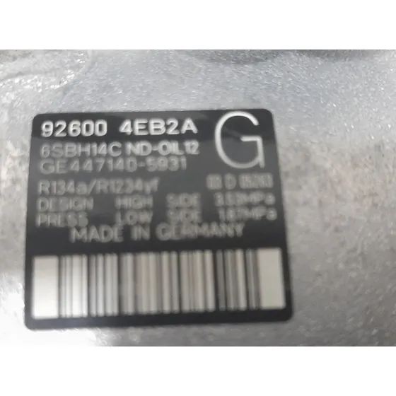 Compresor Aire Acondicionado para Nissan Qashqai Ii (J11, J11_)