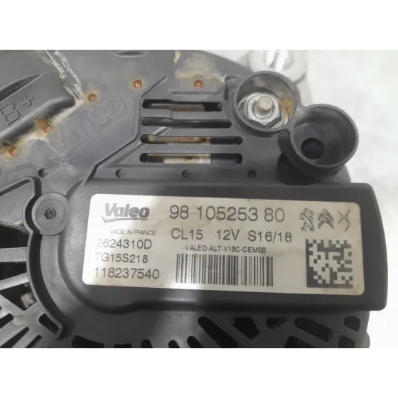 Alternador para Peugeot 308 Ii (Lb_, Lp_, Lw_, Lh_, L3_)