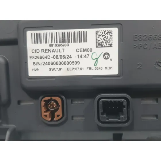 Sistema Navegacion Gps para Renault Captur Ii (Hf_)