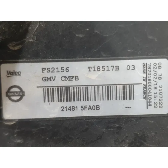 Electroventilador para Nissan Micra V (K14)