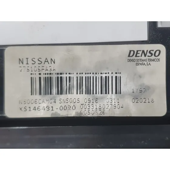 Mando Calefaccion / Aire Acondicionado para Nissan Micra V (K14)