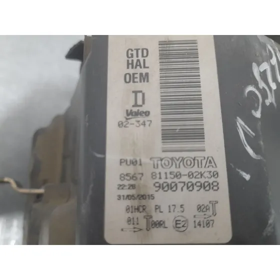 Faro Izquierdo para Toyota Auris (_E18_)