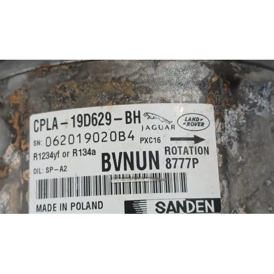 Compresor Aire Acondicionado para Land Rover Range Rover Evoque (L551)