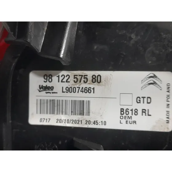 Piloto Trasero Izquierdo para Citroën C3 Iii (Sx)