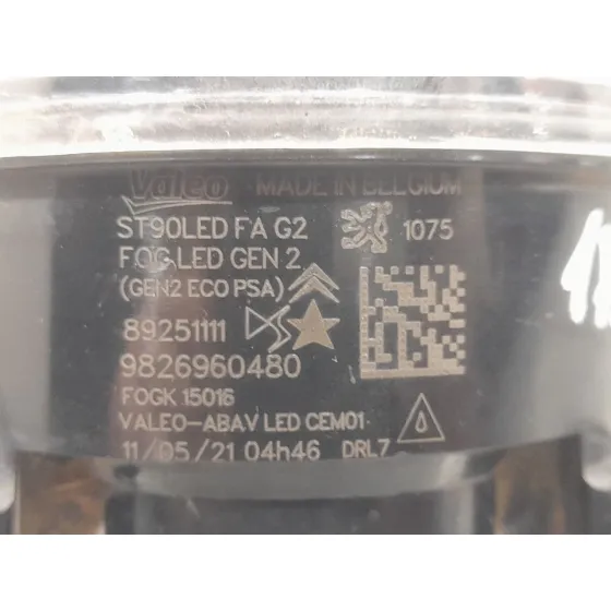 Faro Antiniebla Derecho para Peugeot 2008 Ii (Ud_, Us_, Uy_, Uj_, Ur_, Uc_)