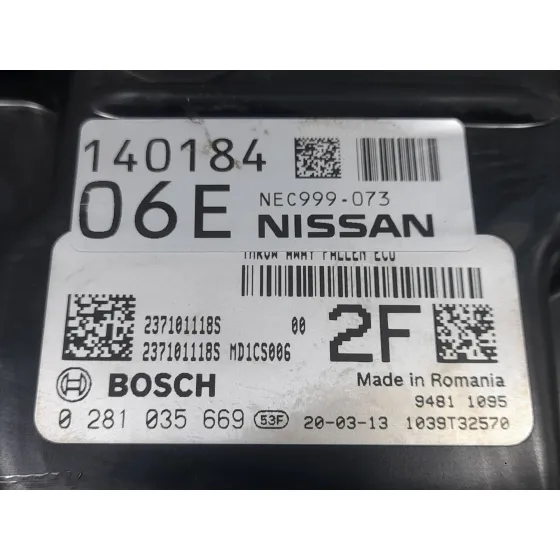 Centralita Motor Uce para Nissan Qashqai Ii (J11, J11_)